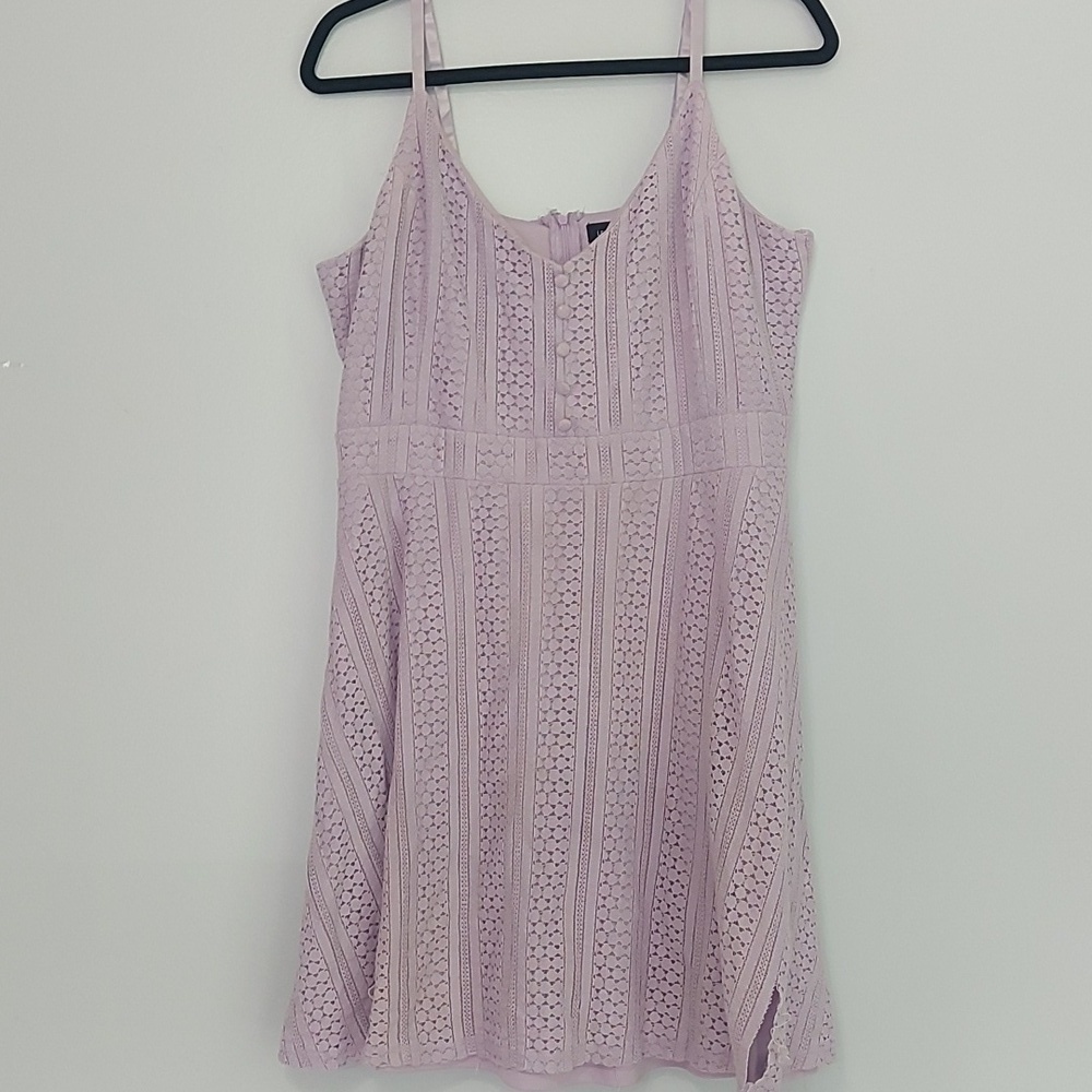 LE chateau purple lace dress XL